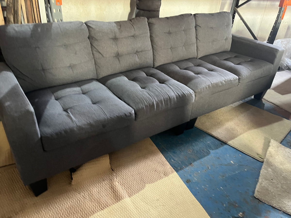 Grey 4 seater sofa set