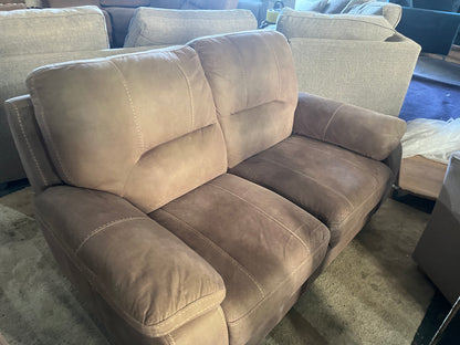 Beige corner manual recliner + 2 seater