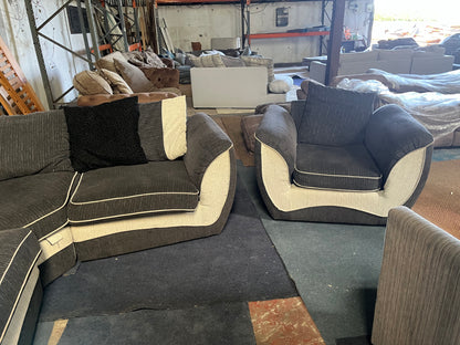 Grey corner sofa l shaped