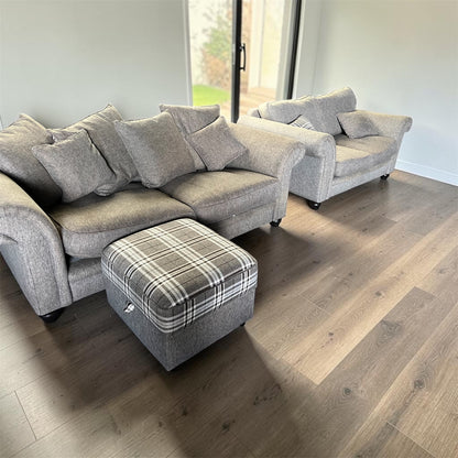 Grey 3+2 sofa set
