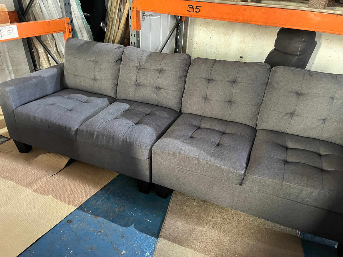Grey 4 seater sofa set