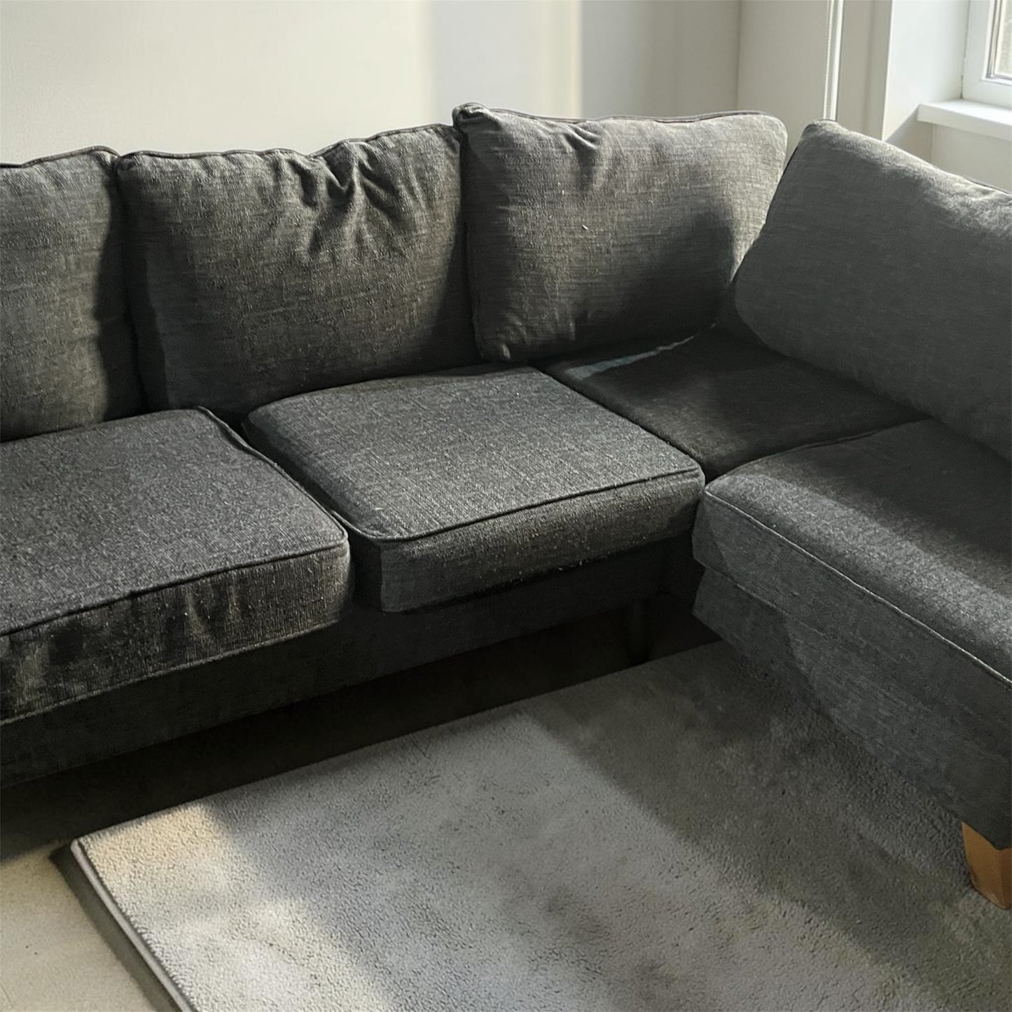 Nice Grey corner sofa