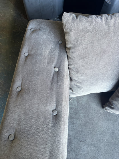 Grey Fabric 3+2 Sofa Suite