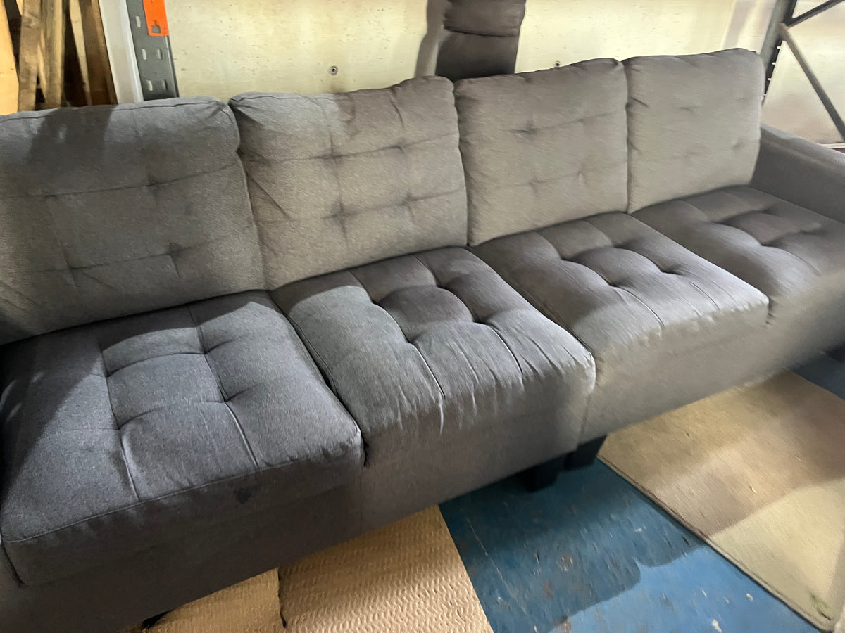 Grey 4 seater sofa set