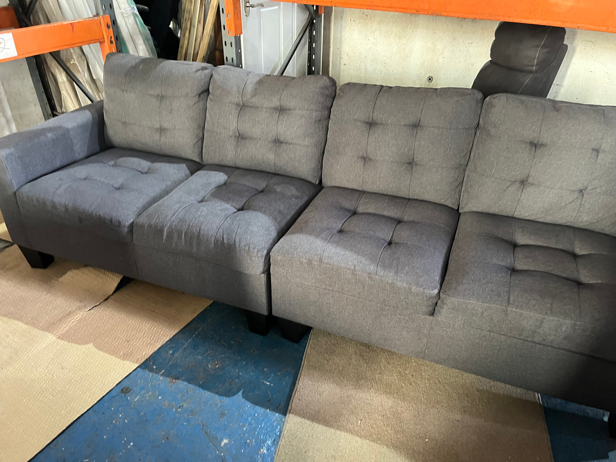 Grey 4 seater sofa set