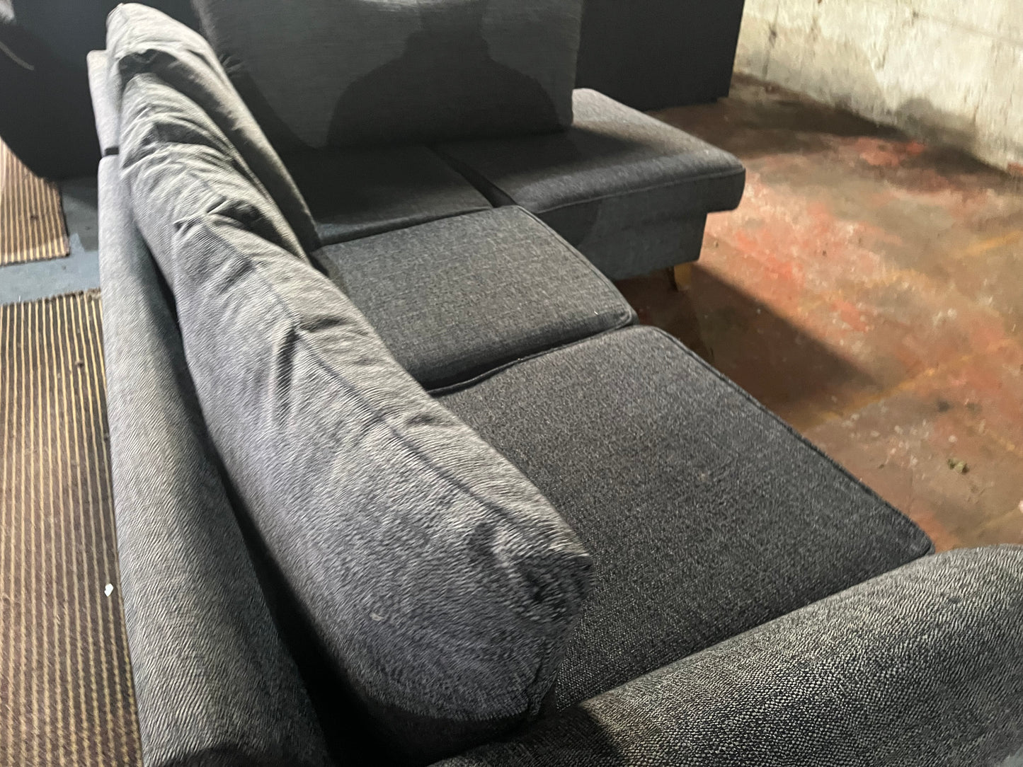 Nice Grey corner sofa