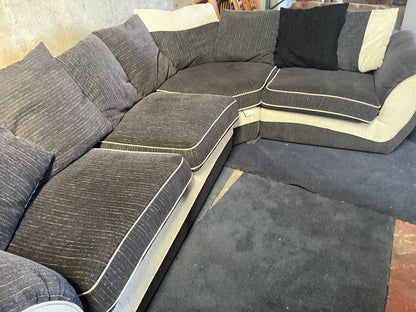 Grey corner sofa l shaped