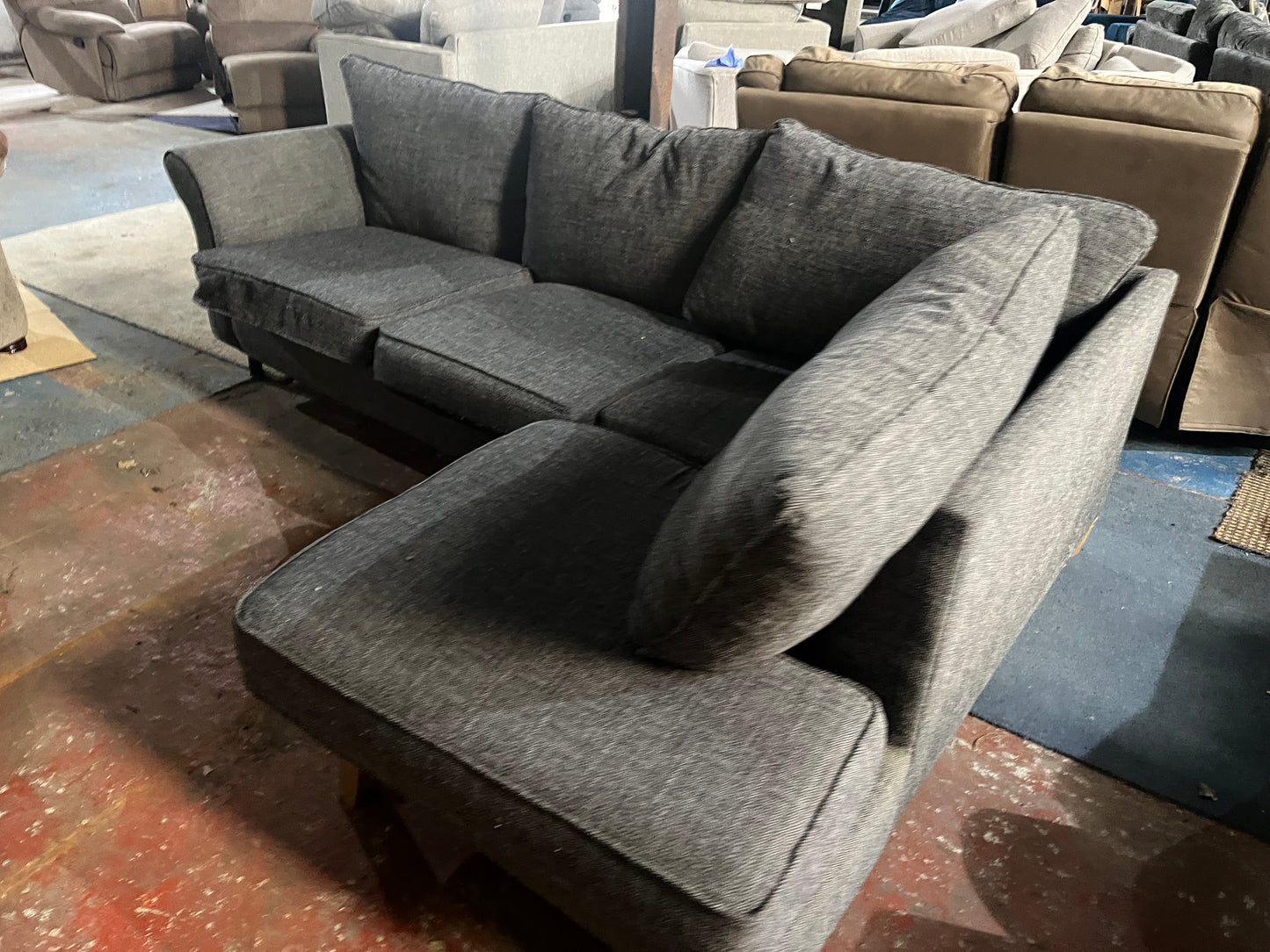 Nice Grey corner sofa