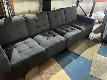 Grey 4 seater sofa set