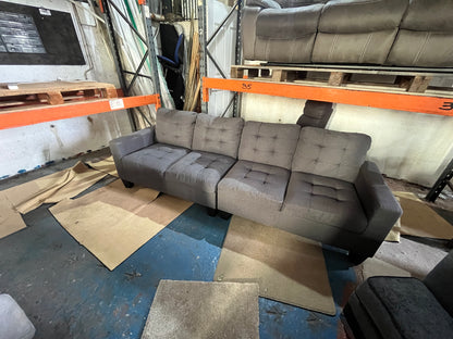 Grey 4 seater sofa set