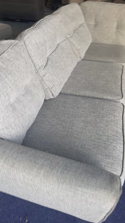 Grey corner sofa L shaped
